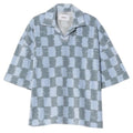 Bonsai Terry Check Polo Blauw