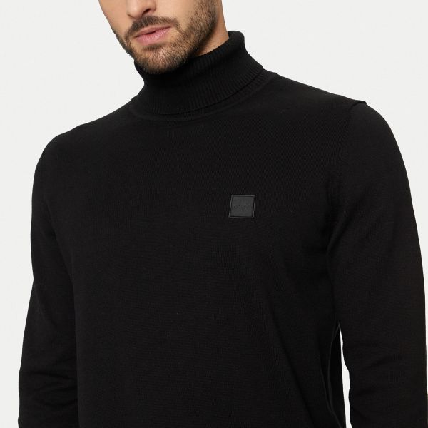 Boss Akiro Turtle Neck Sweater Zwart