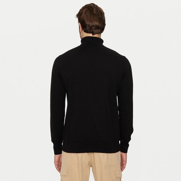 Boss Akiro Turtle Neck Sweater Zwart