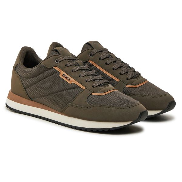 Boss Kai Runn Sneaker Donker Groen