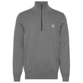 Boss Kanobix Zip Mock Sweater Grijs