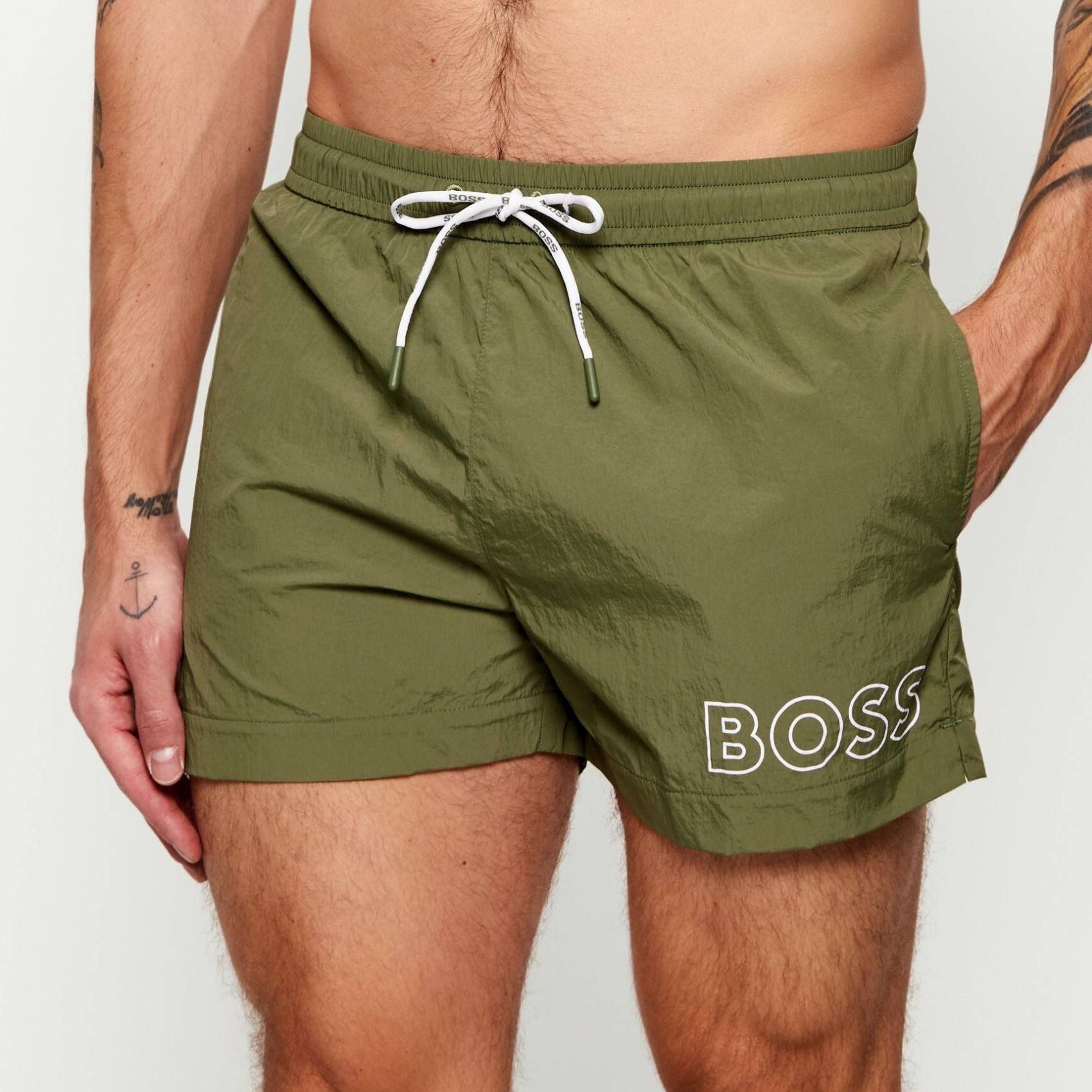 Boss Mooneye Zwembroek Groen
