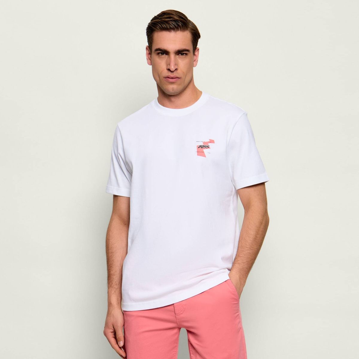 Boss Movement T-shirt Wit