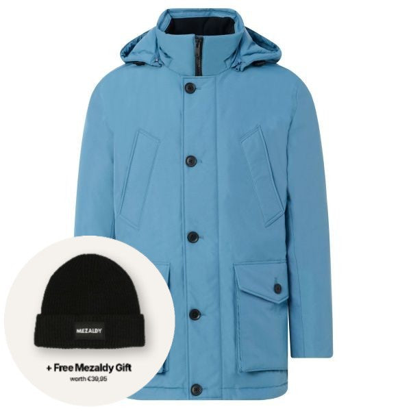 Boss Osiass Parka Blau