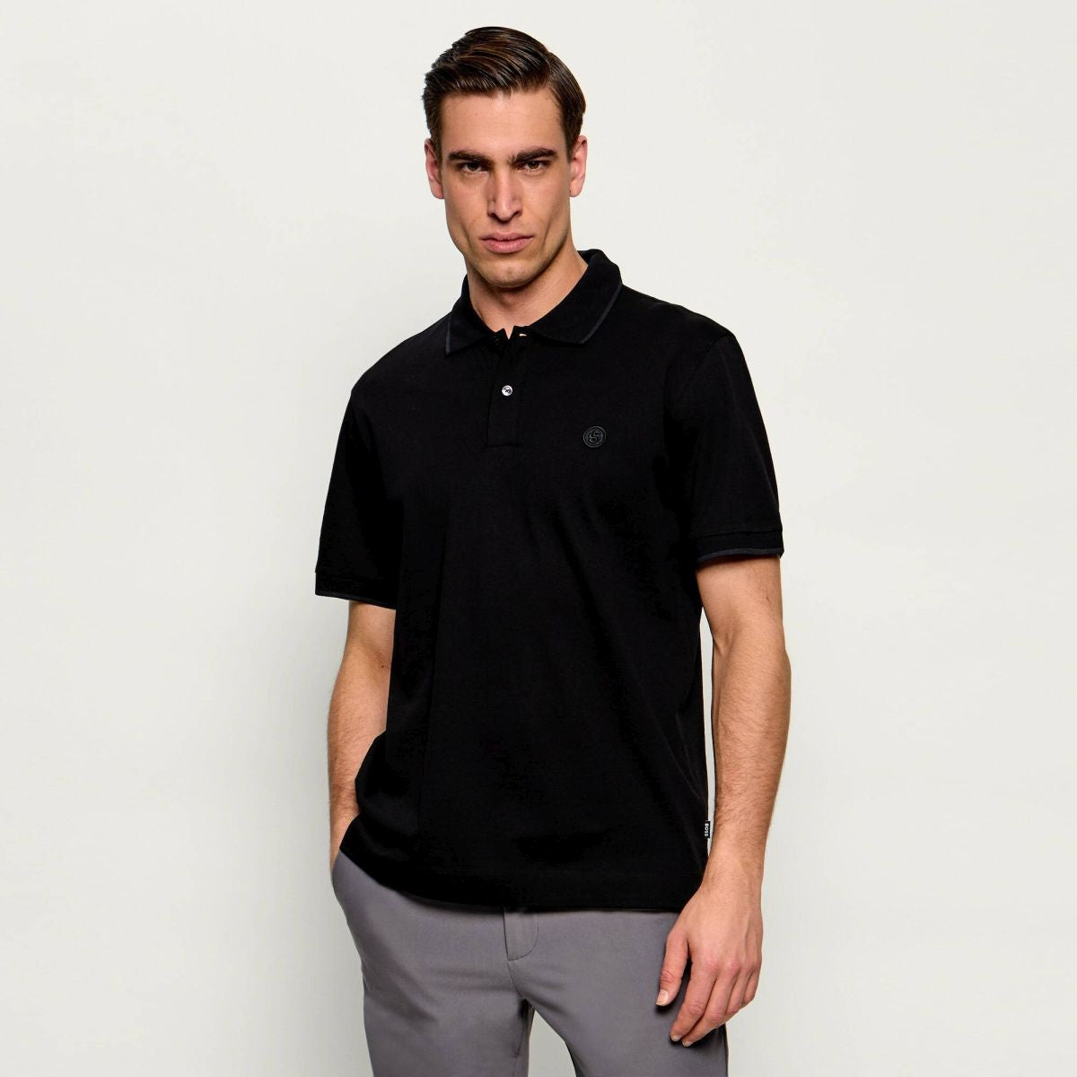 Boss Parris Polo Zwart