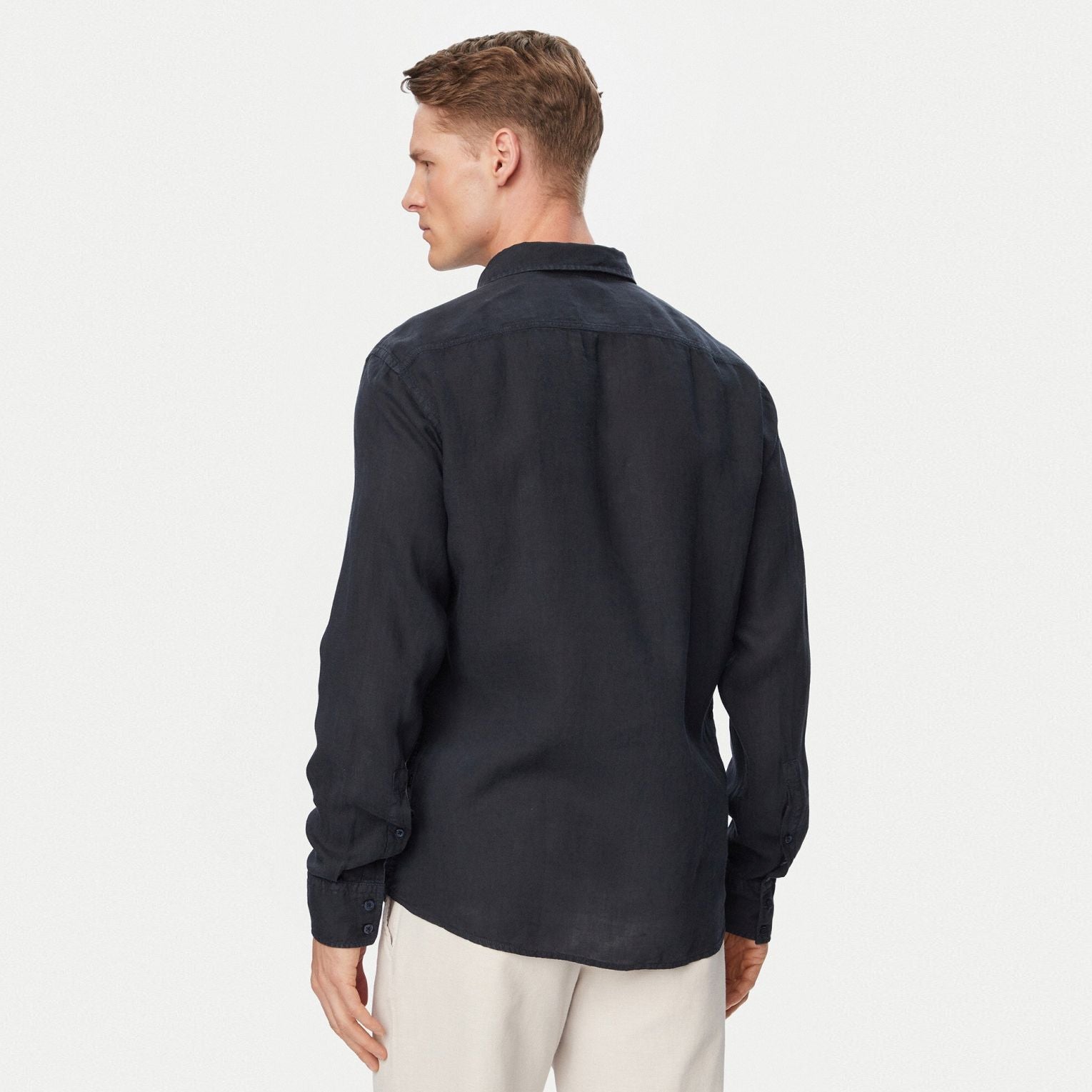 Boss Relegant Overhemd Navy