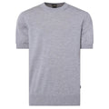 Boss Umauro Knitted T-shirt Grijs