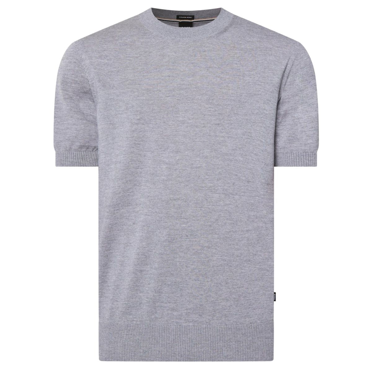 Boss Umauro Knitted T-shirt Grijs