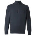 Boss Kanobix Zip Mock Sweater Donker Blauw
