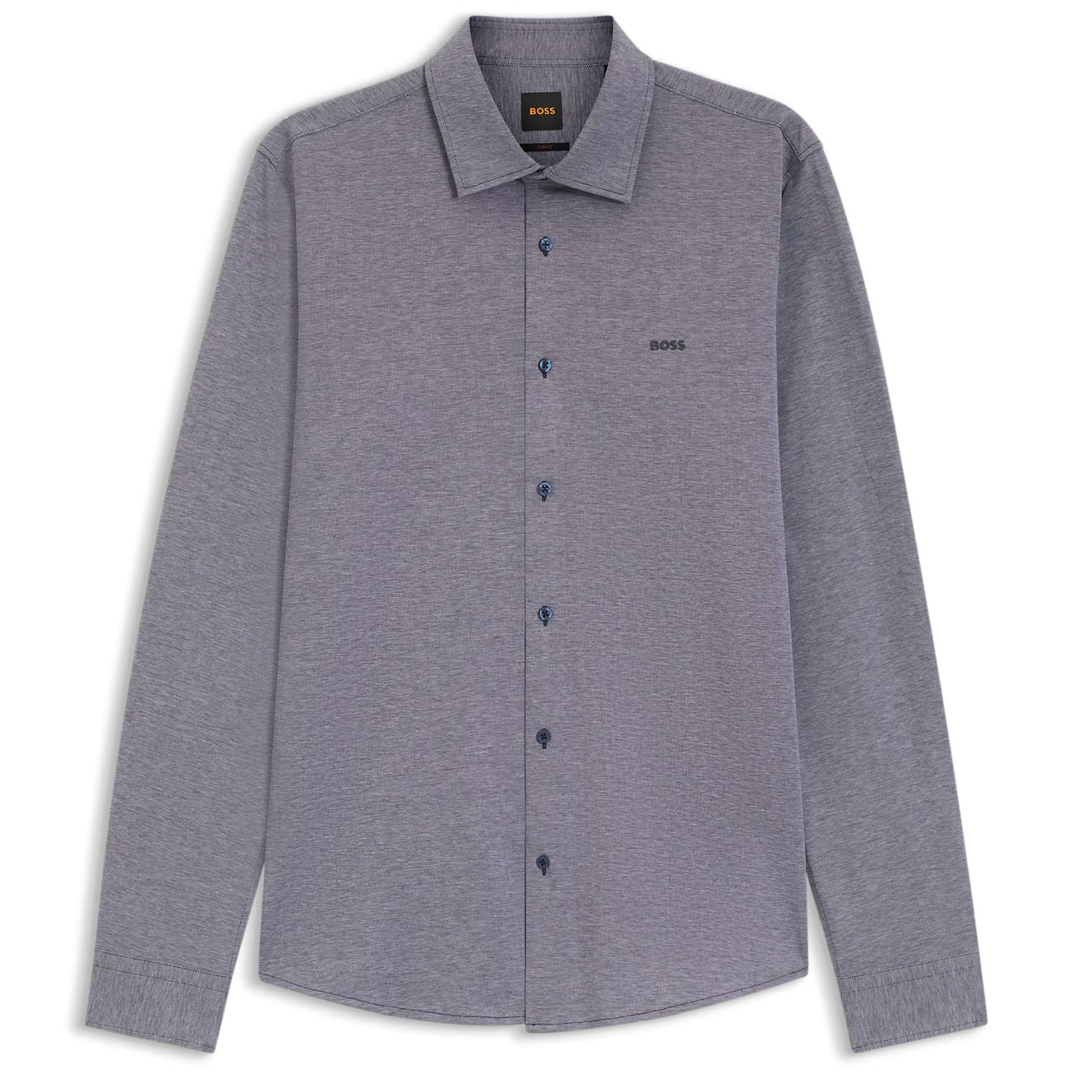 Boss Mysoft Hemd Dunkelblau