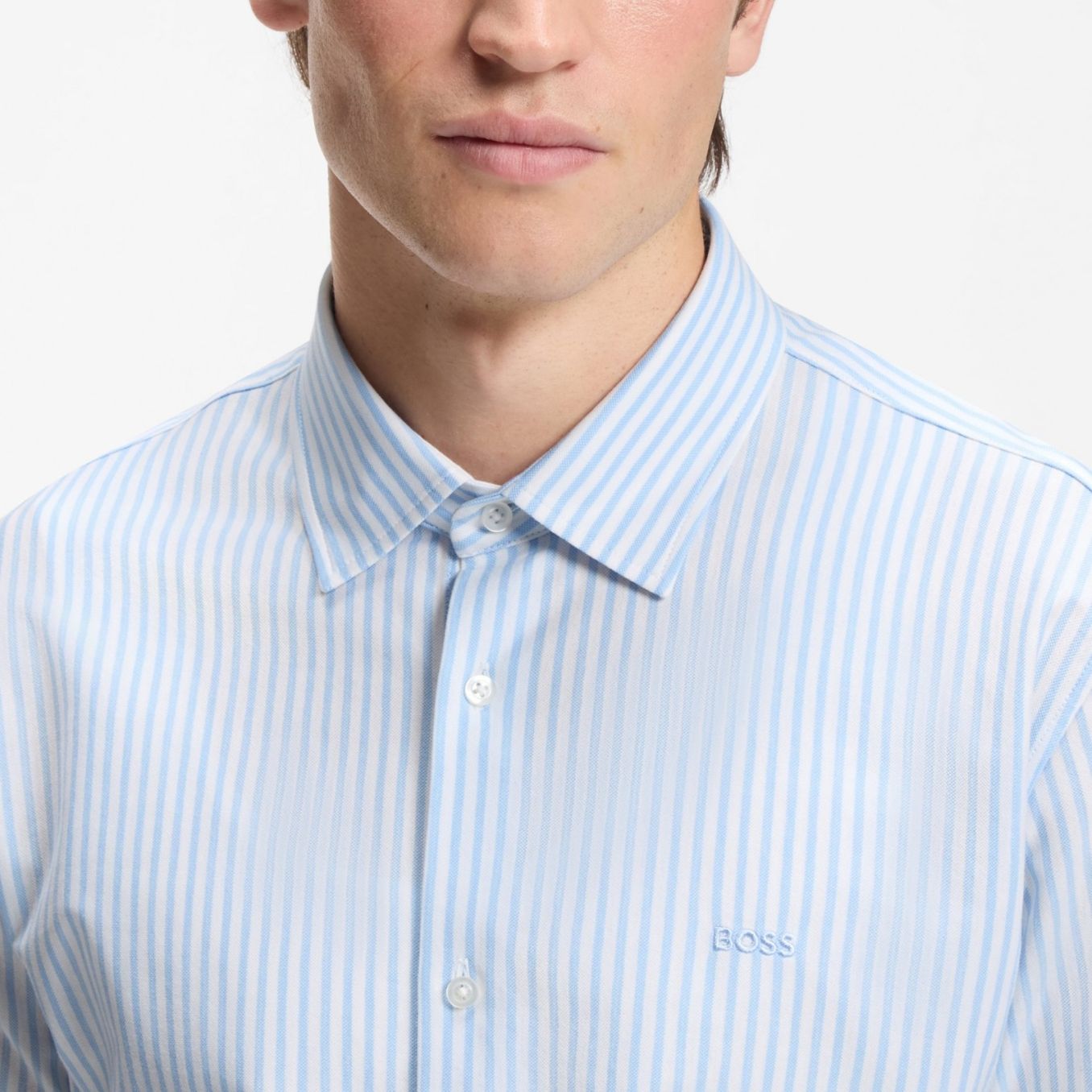 Boss Mysoft Hemd Blau