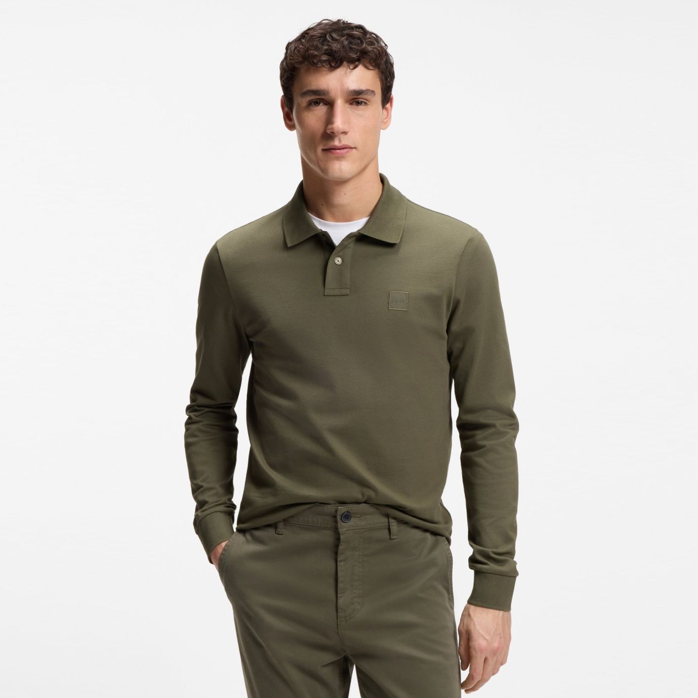 Boss Passerby Poloshirt Dunkelgrün