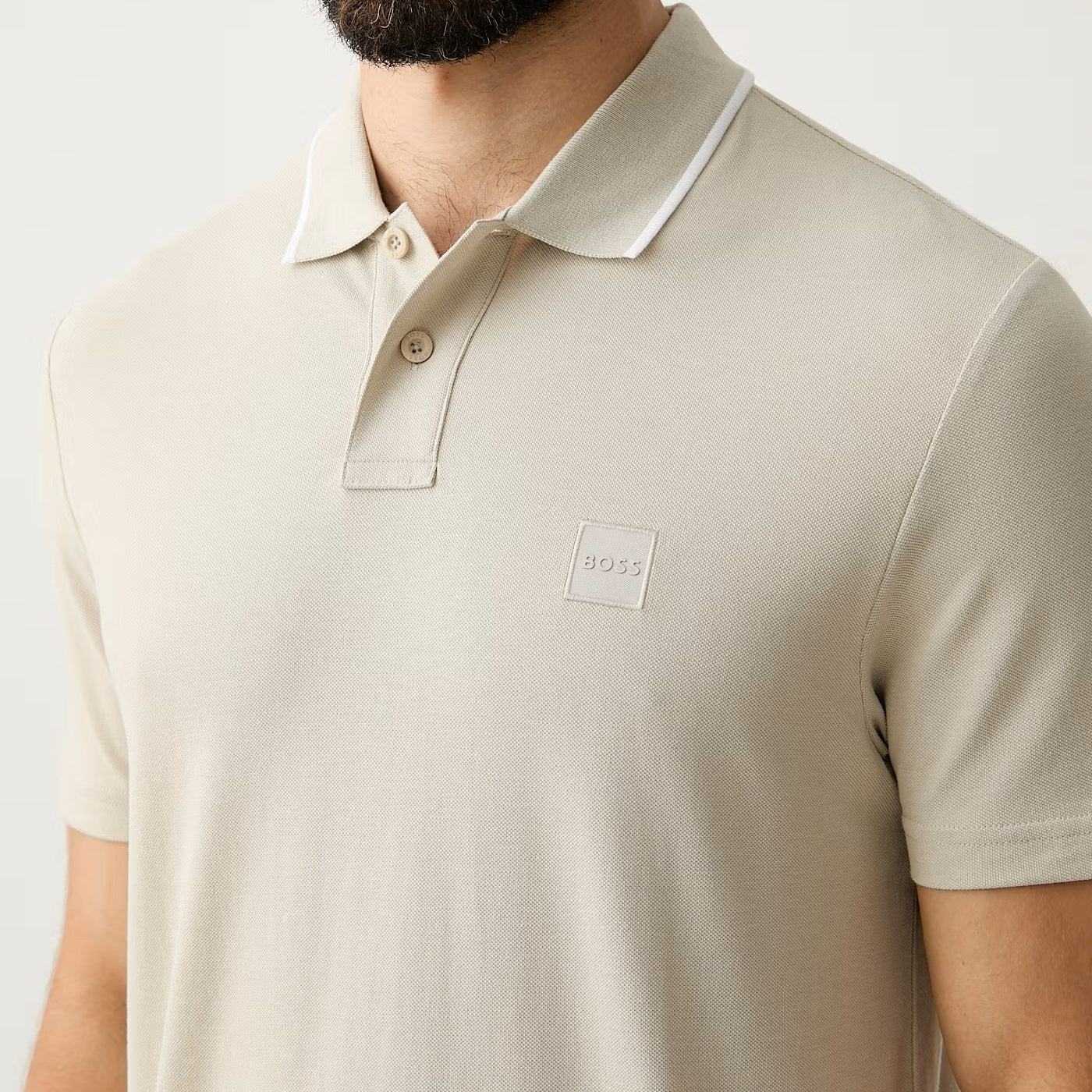Boss Passerford Poloshirt Beige