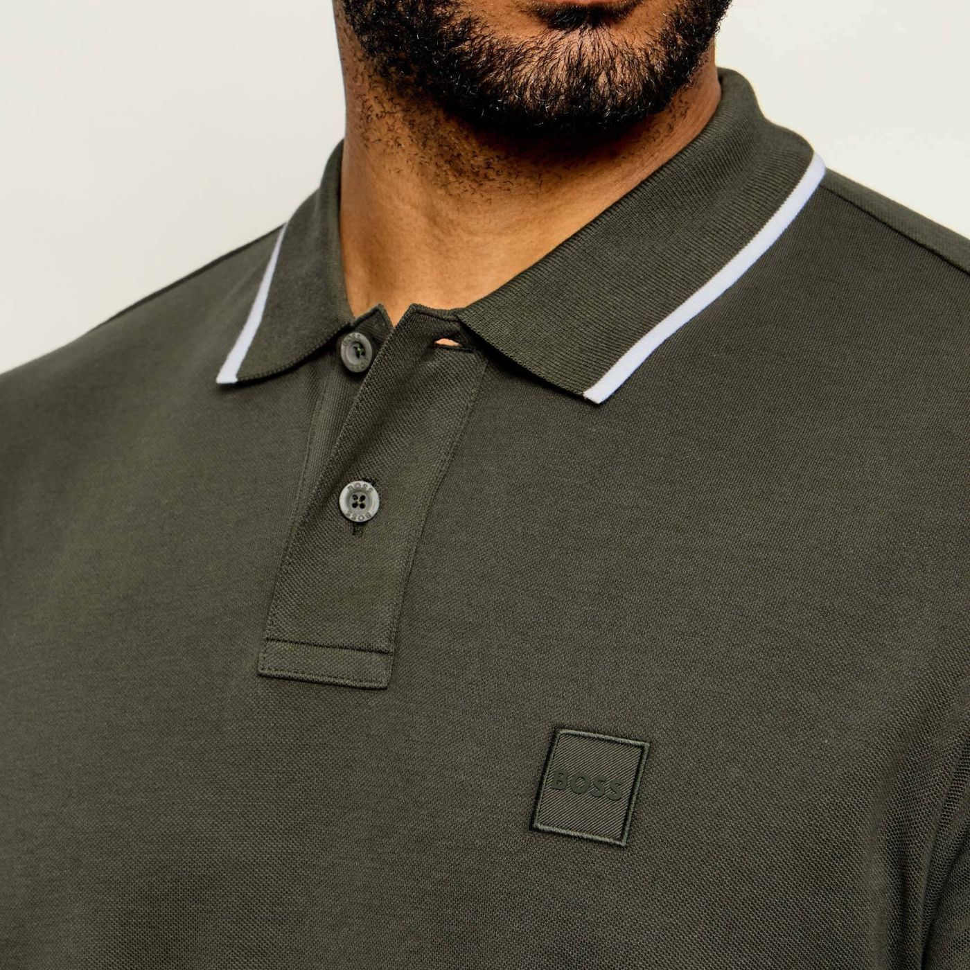 Boss Passerford Poloshirt Dunkelgrün