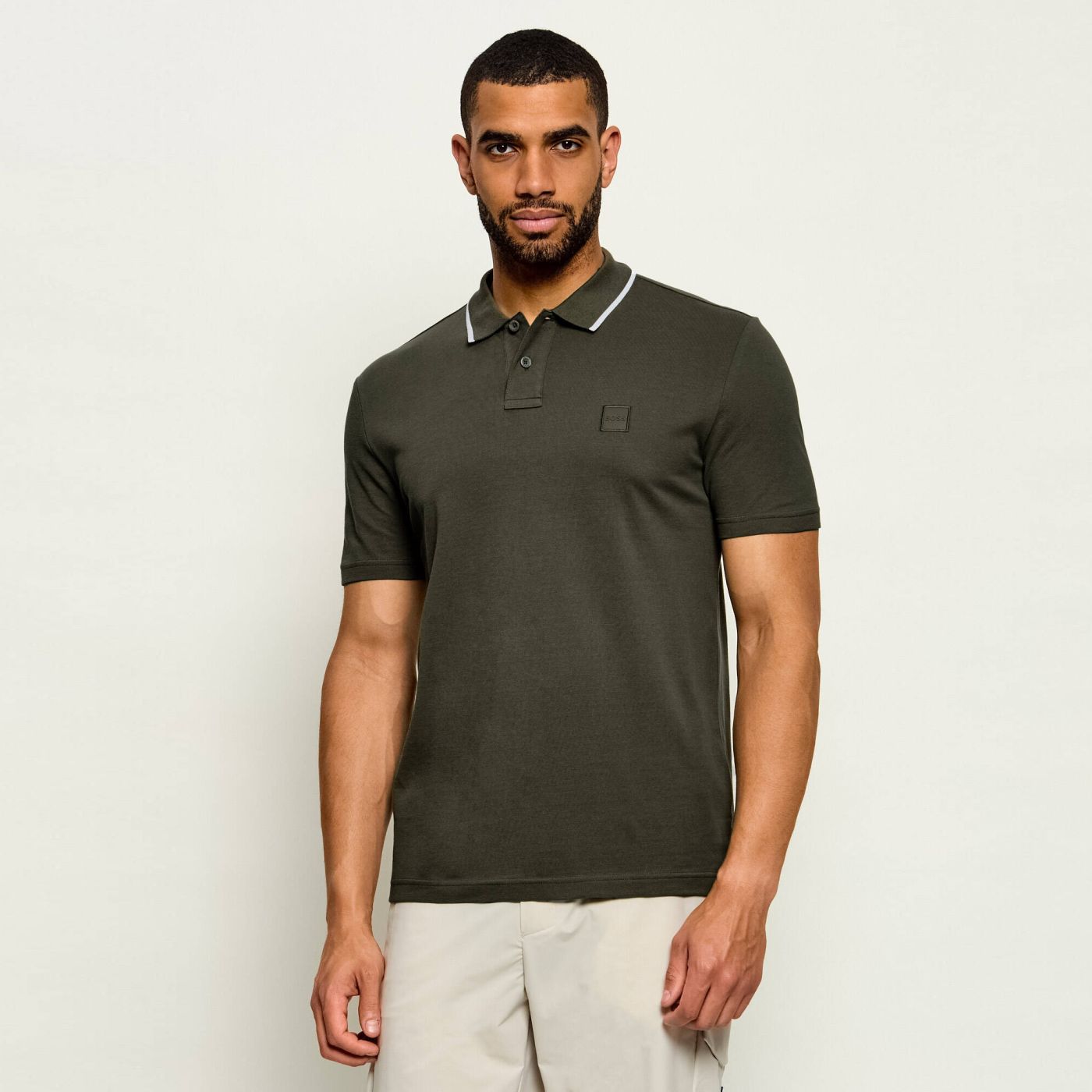 Boss Passerford Poloshirt Dunkelgrün