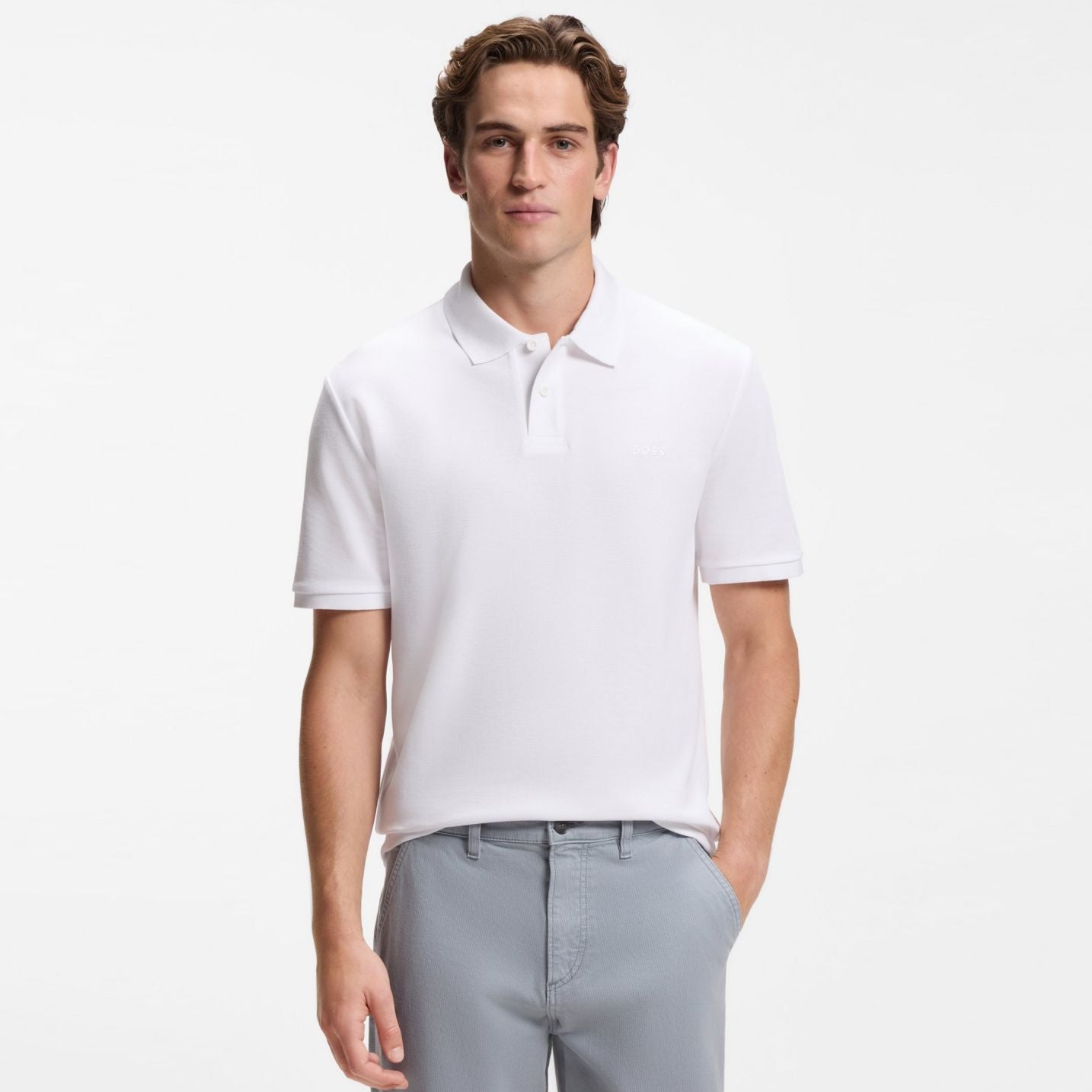 Boss Phoenix Poloshirt Weiß
