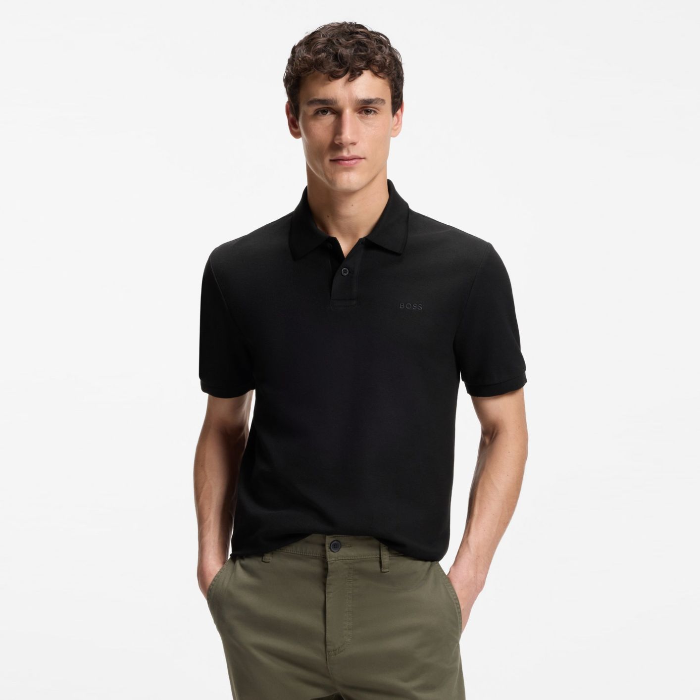 Boss Phoenix Poloshirt Schwarz