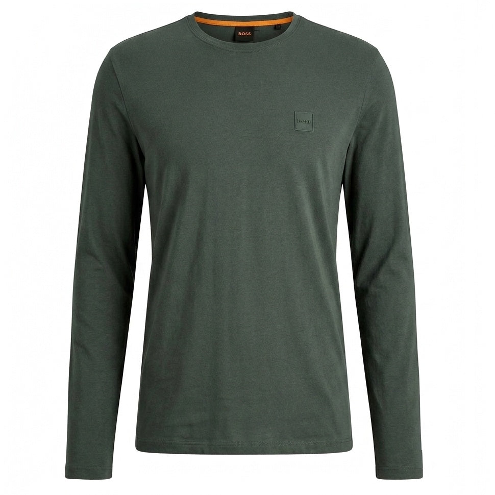 Boss Tacks Longsleeve T-shirt Dunkelgrün