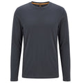 Boss Tchark Langarm-T-shirt Dunkelblau