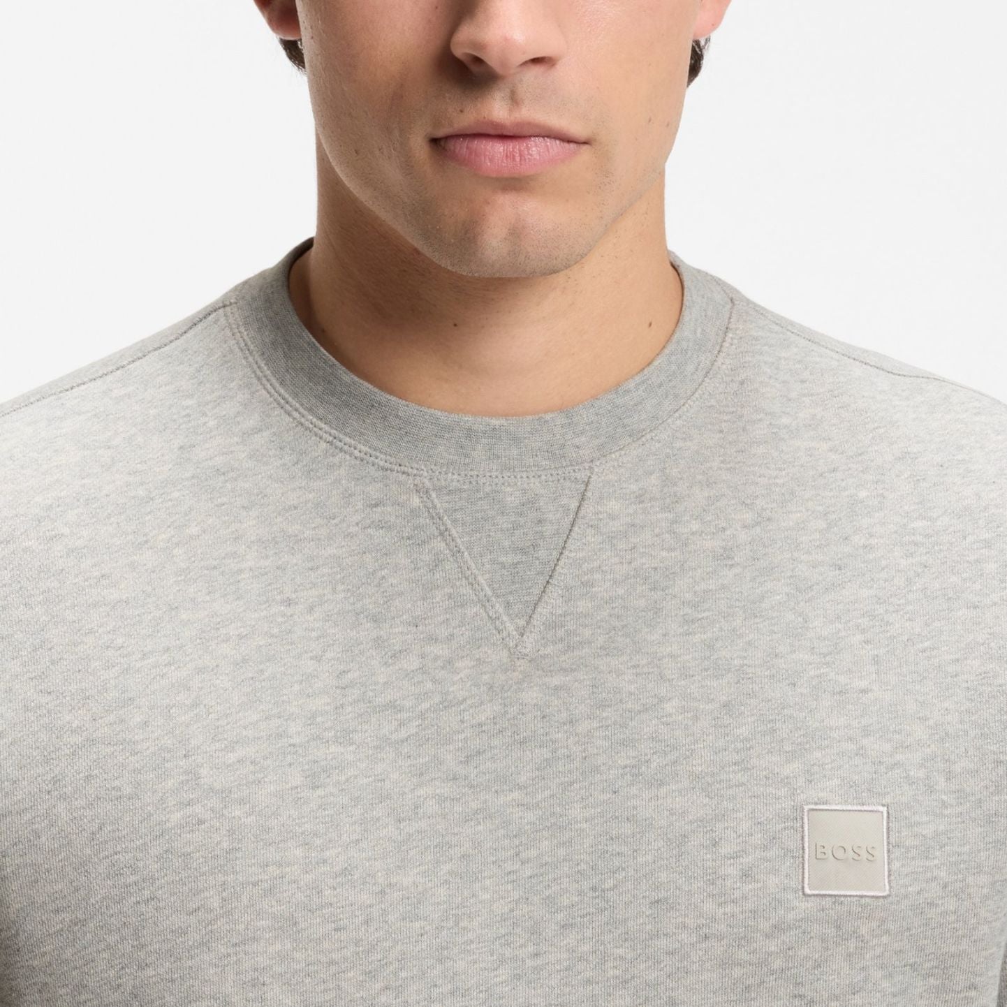 Boss Westart Pullover Grau