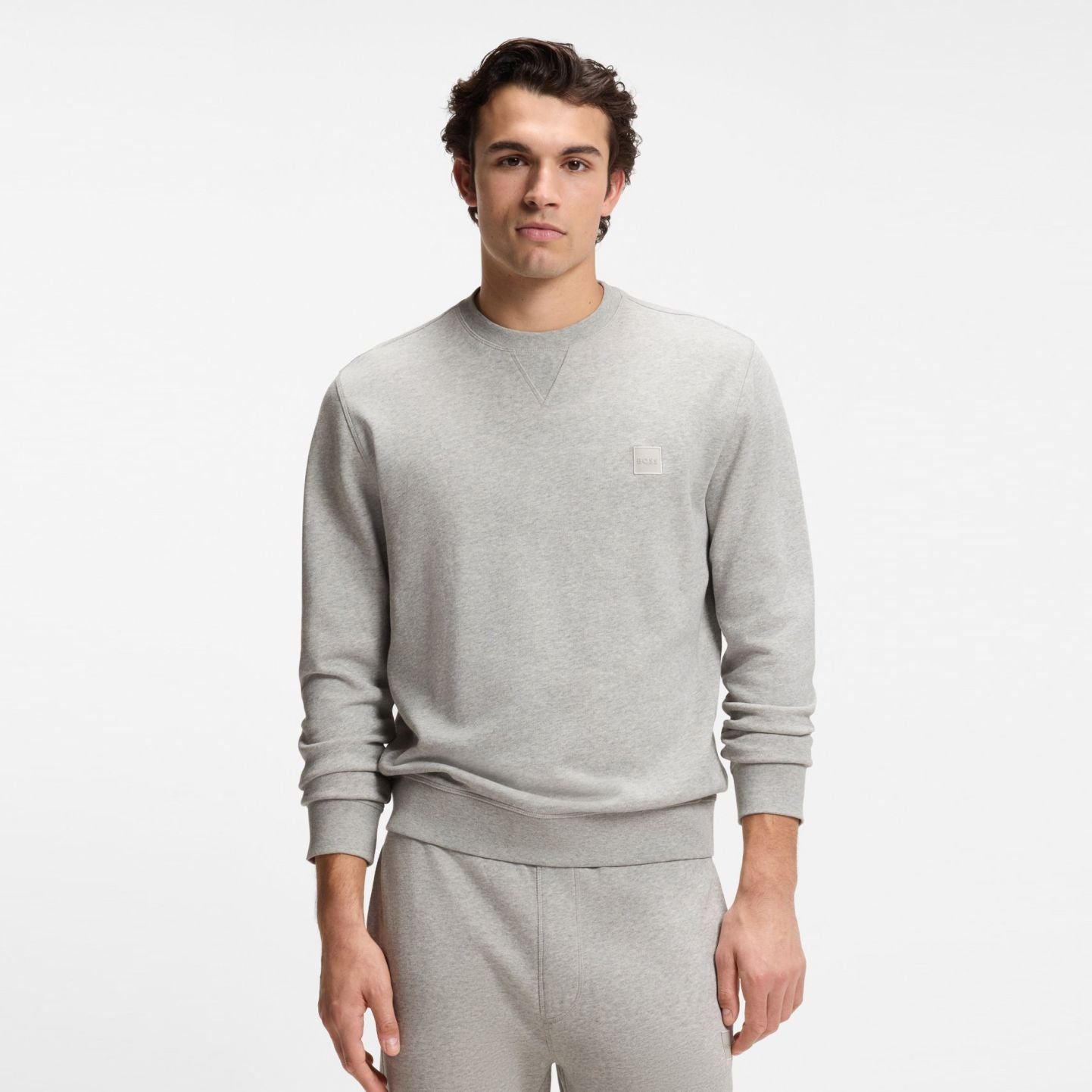 Boss Westart Pullover Grau