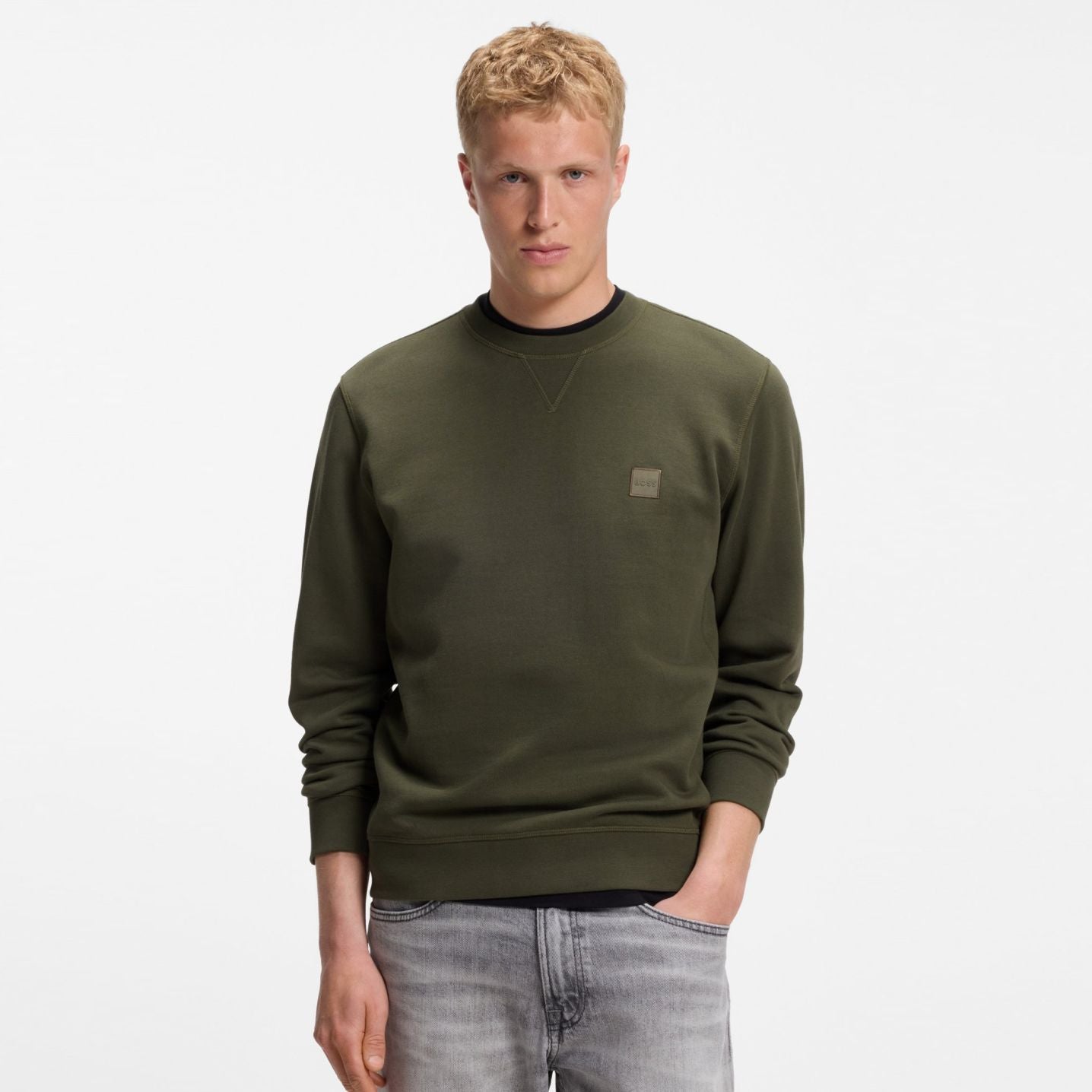 Boss Westart Pullover Dunkelgrün
