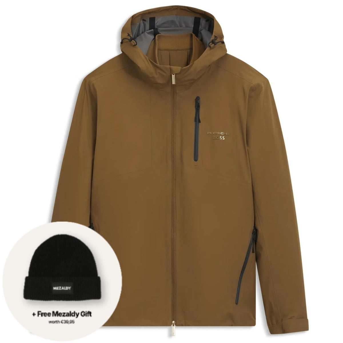 Boss X Porsche 3-in-1 Jacke Braun