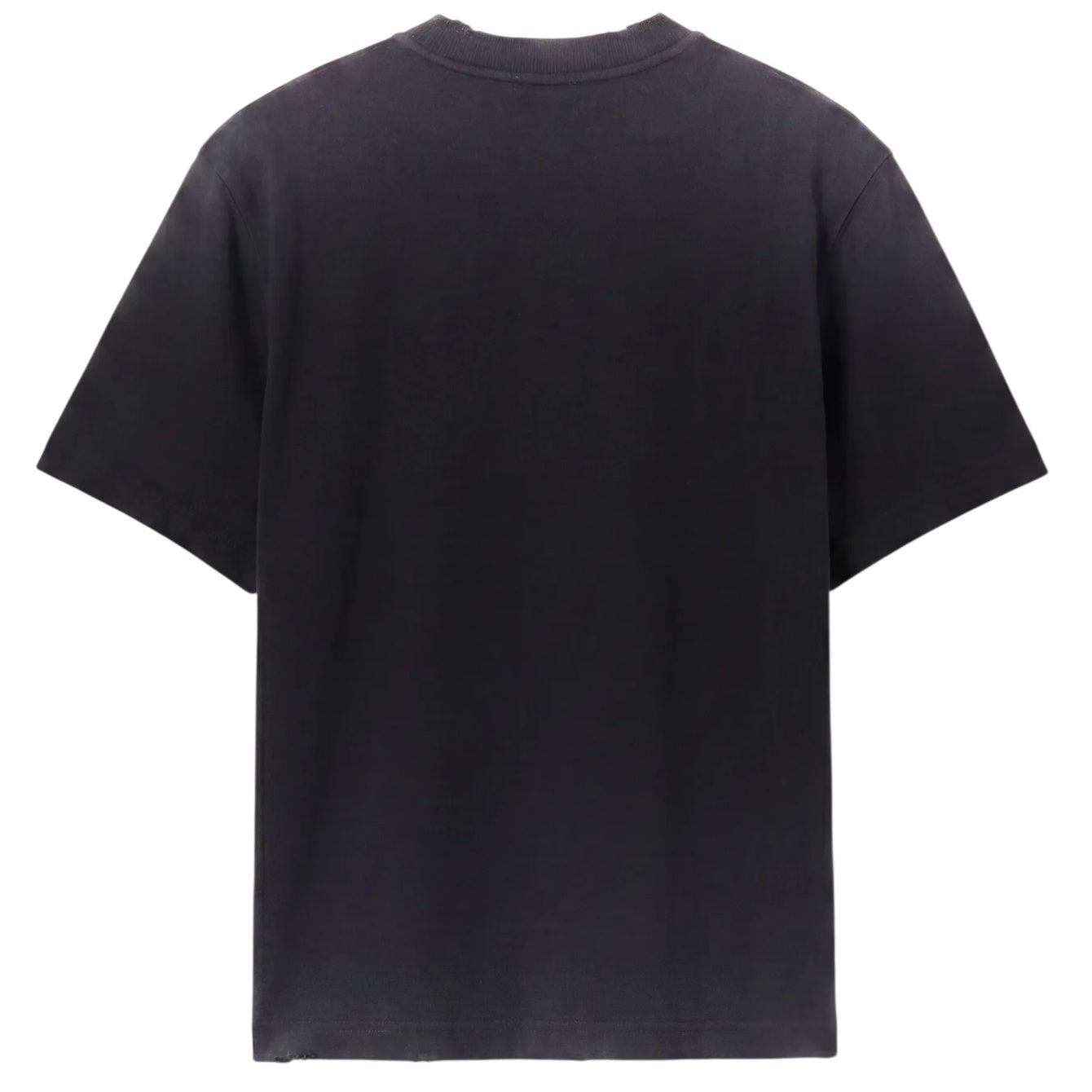 Bram’s Fruit Distressed Script Logo T-shirt Zwart