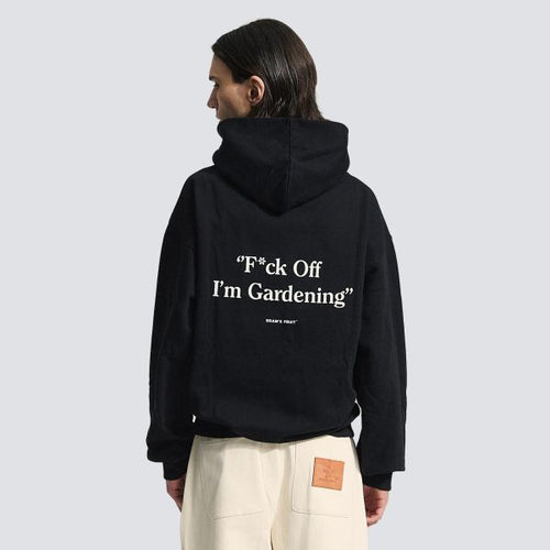 Bram's Fruit Gardening Hoodie Zwart
