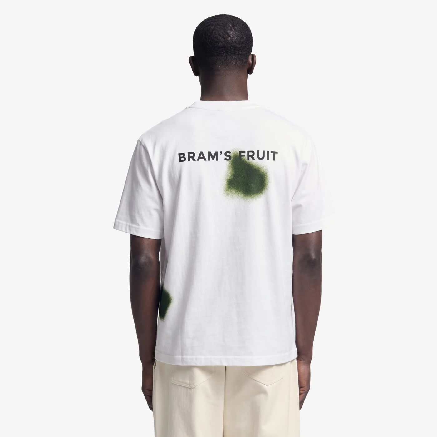 Bram’s Fruit Grass Stain Longsleeve T-shirt Weiß