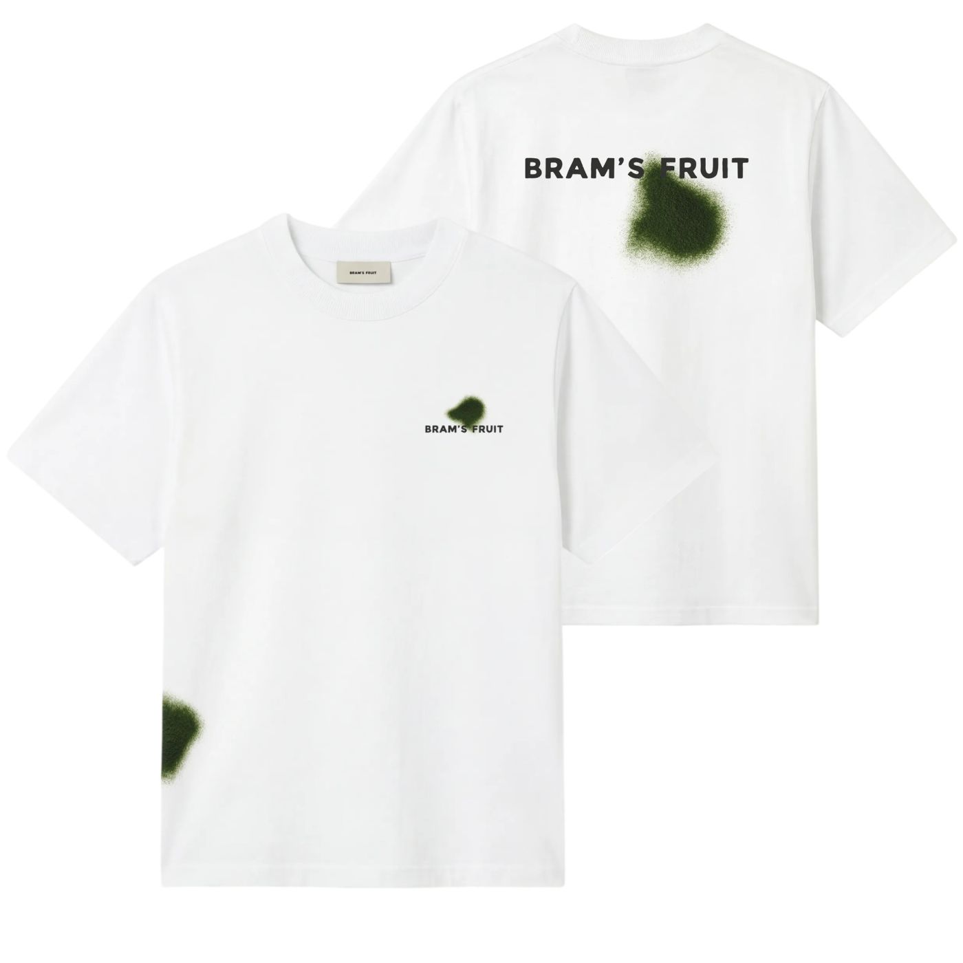 Bram’s Fruit Grass Stain Longsleeve T-shirt Weiß