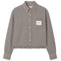 Bram’s Fruit Distressed Farmer's Hemd Braun
