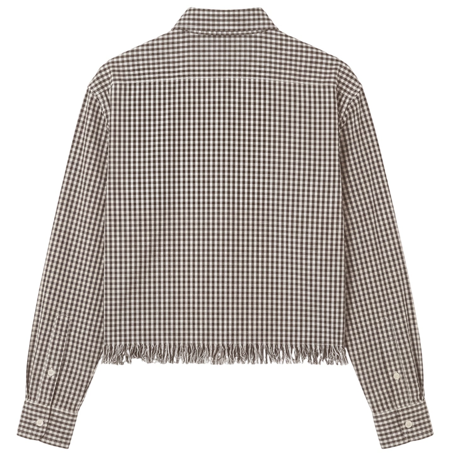 Bram’s Fruit Distressed Farmer's Hemd Braun