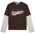 Bram’s Fruit Double Layer Longsleeve T-shirt Braun