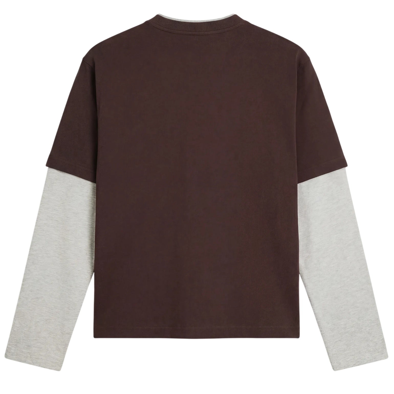 Bram’s Fruit Double Layer Longsleeve T-shirt Braun