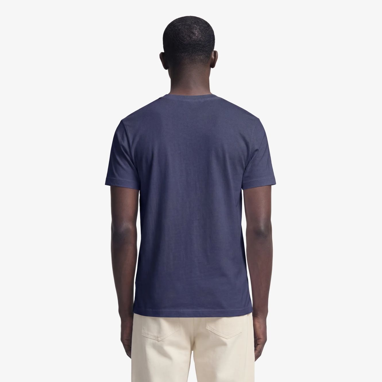 Bram’s Fruit Fitted Script Logo T-shirt Dunkelblau