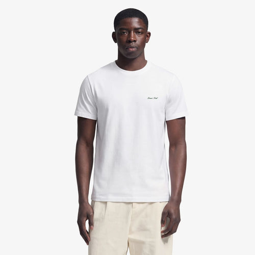 Bram’s Fruit Fitted Script Logo T-shirt Weiß
