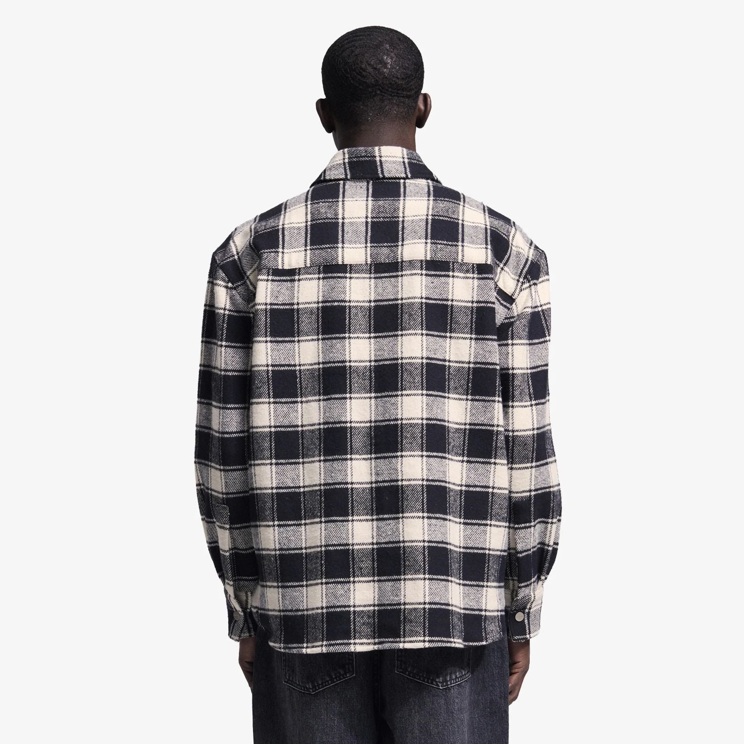 Bram’s Fruit Flanell Überhemd Schwarz