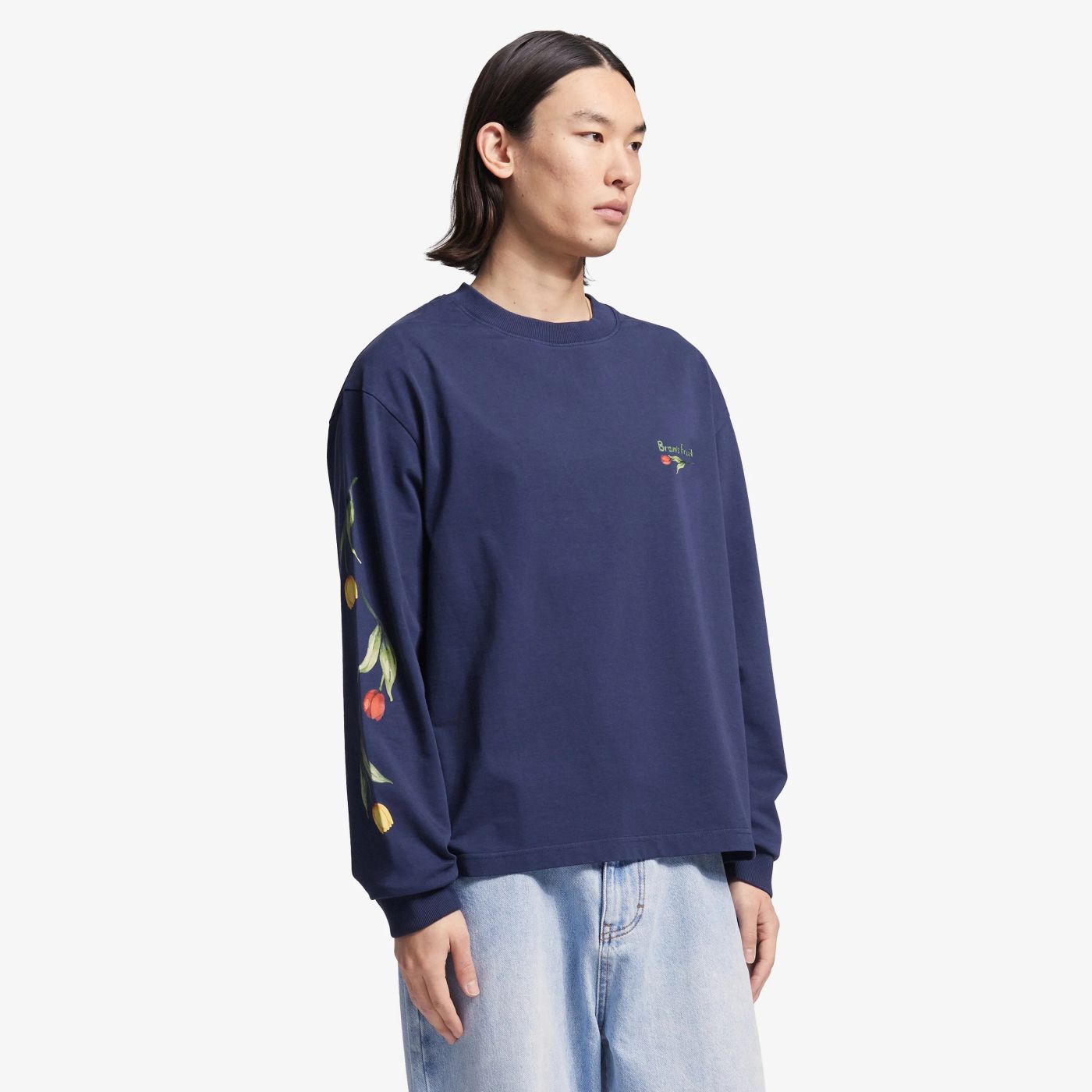 Bram’s Fruit Flora 2.0 Langarm-T-shirt Dunkelblau
