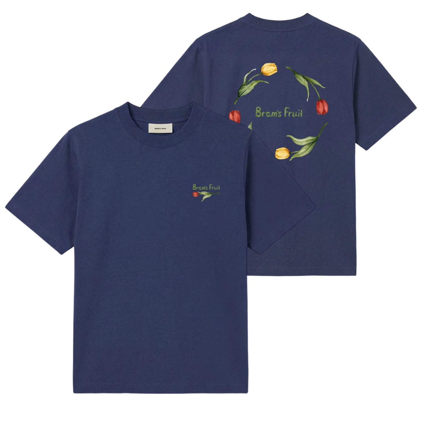 Bram’s Fruit Flora 2.0 T-shirt Dunkelblau