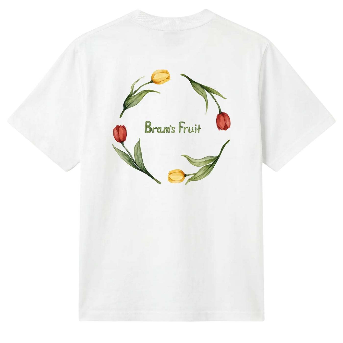Bram’s Fruit Flora 2.0 T-shirt Weiß