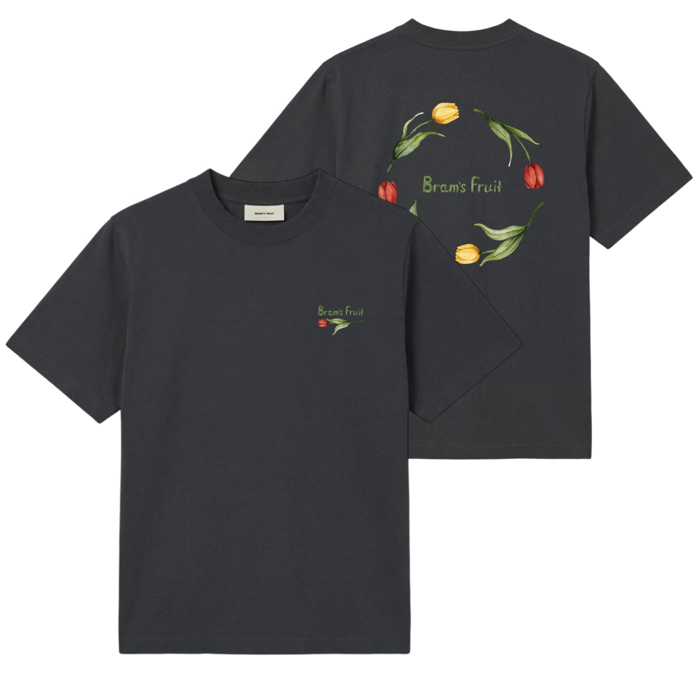 Bram’s Fruit Flora 2.0 T-shirt Schwarz