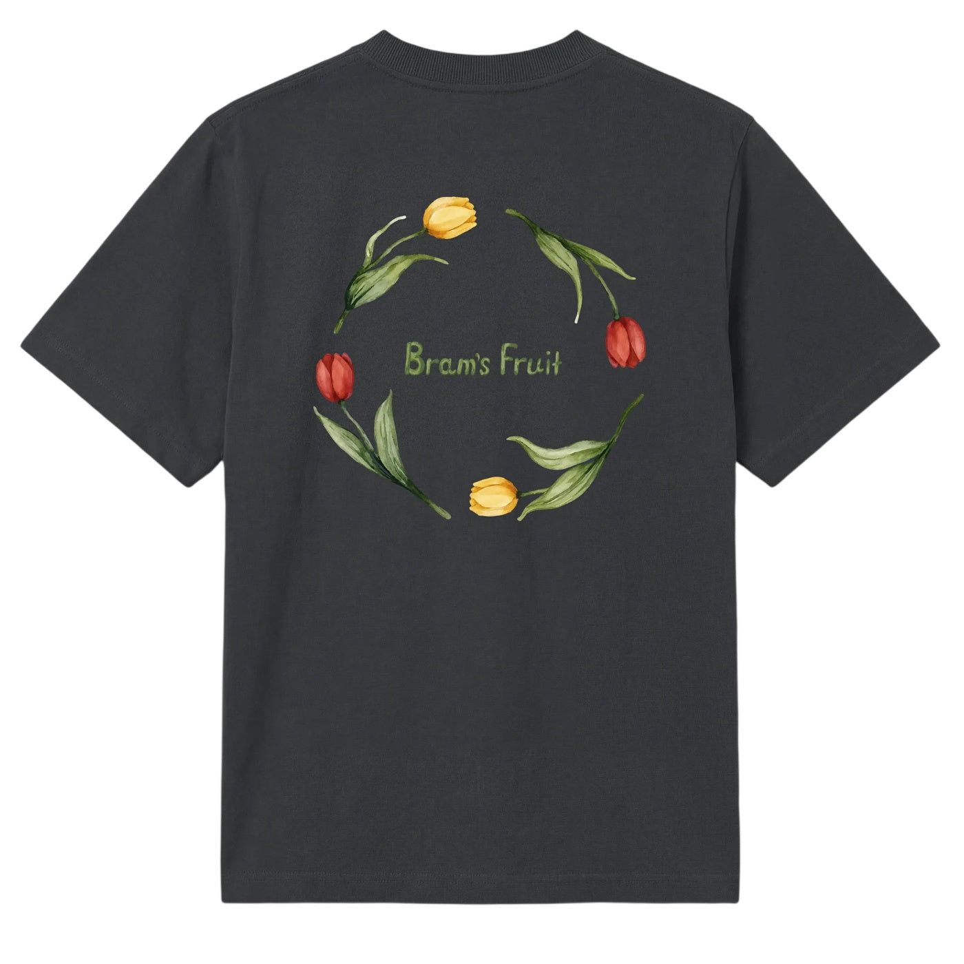 Bram’s Fruit Flora 2.0 T-shirt Schwarz