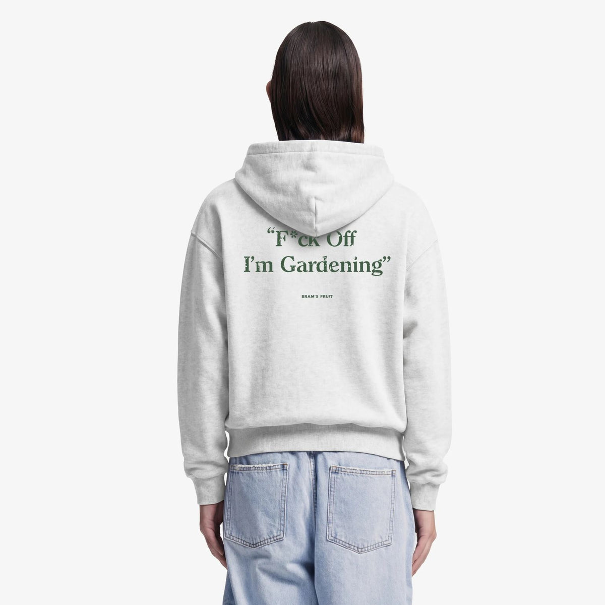 Bram’s Fruit Gardening Distressed Kapuzenpullover Grau