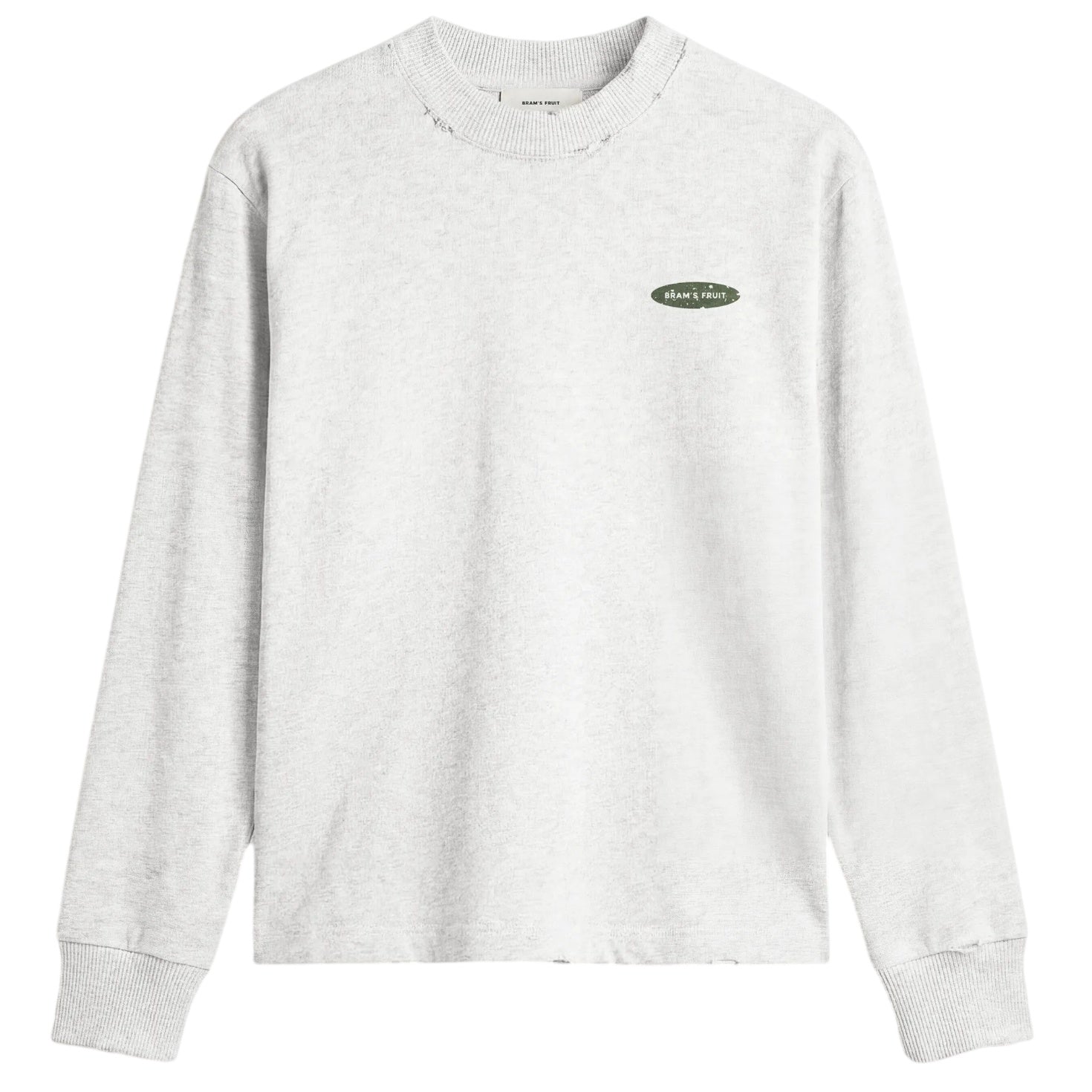 Bram's Fruit Gardening Distressed Longsleeve T-shirt Grau