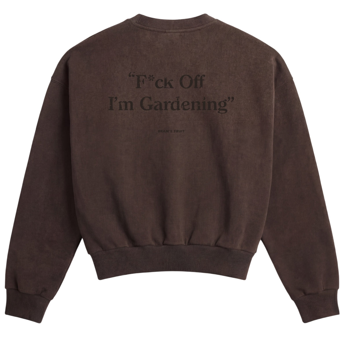 Bram’s Fruit Gardening Distressed Pullover Braun