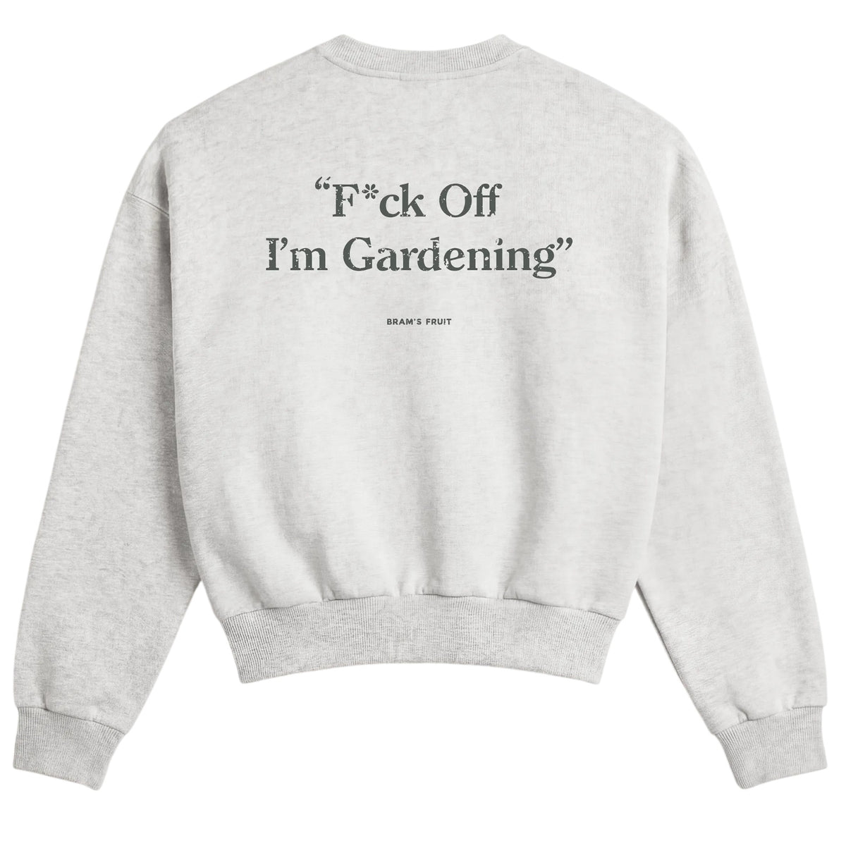 Bram’s Fruit Gardening Distressed Pullover Grau