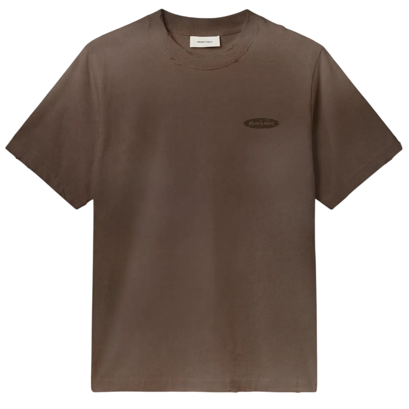 Bram’s Fruit Gardening Distressed T-shirt Braun