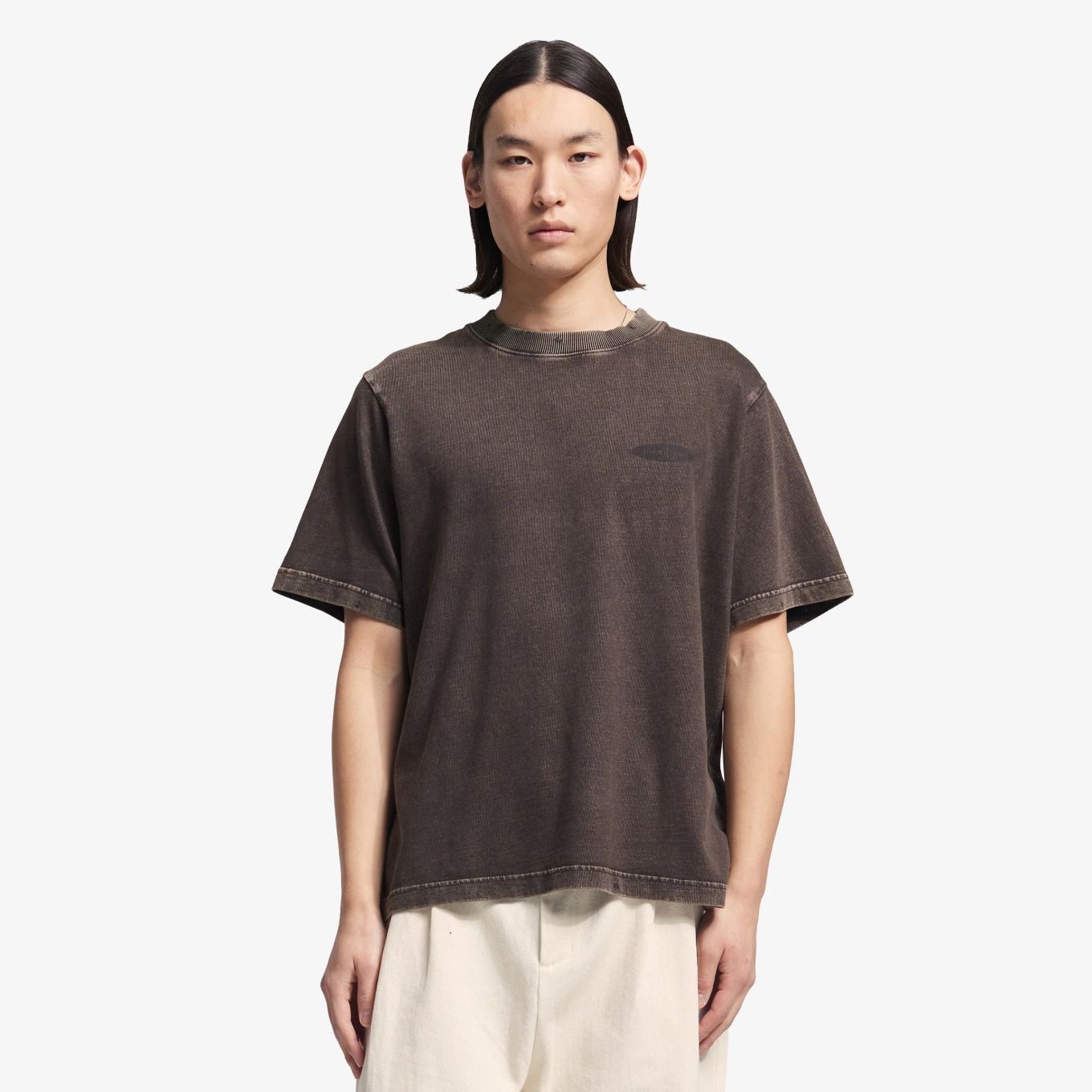 Bram’s Fruit Gardening Distressed T-shirt Braun