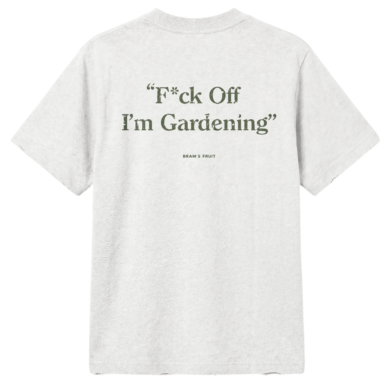 Bram’s Fruit Gardening Distressed T-shirt Grau